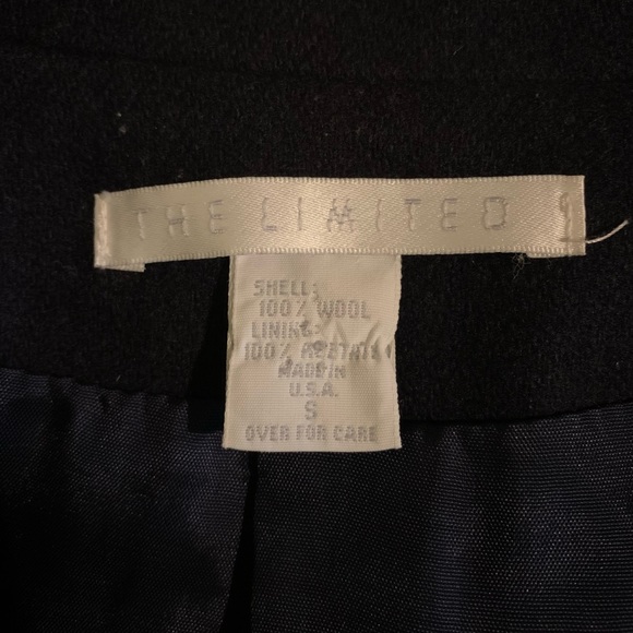 VTG The Limited Size Small Navy Blue Crested Blazer - Picture 5 of 8